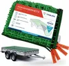 TRIBURG Anhängernetz 2x4,5 m mit Eckmarkierungen und Produktbild-Vorschau 1
