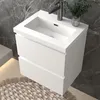 50 cm Badmöbel-Set Unterschrank mit Rechteckiges Produktbild-Vorschau 2