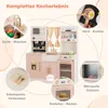 DREAMADE Kinderküche aus Holz mit 16 TLG. Spielzubehör, Produktbild-Vorschau 2