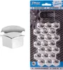 Sada krytiek pre skrutky kolies 19 mm - chrómové Náhľad obrázku produktu 2