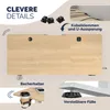 CASARIA® Höhenverstellbarer Schreibtisch elektrisch 140 x Produktbild-Vorschau 5