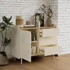 Kredenc Vicco Velina Krémová 100 x 82 cm se 3 zásuvkami a 1 Náhled obrázku produktu 4