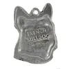 Buldog francuski II - posrebrzany brelok do kluczy z psem, Podgląd zdjęcia produktu 5