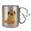 Mr. & Mrs. Panda Thermobecher Mops Krone - Transparent - Produktbild-Vorschau 3