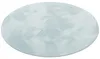 Luxus Super Soft Kunstfellteppich Pearl Blau Rund, Produktbild-Vorschau 2
