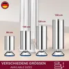 HOOZ® Möbelfüße Chrom 150 mm 4er Set [HÖHENVERSTELLBAR] Produktbild-Vorschau 6