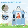 Outsunny Maison enfant exterieur cabane de jeu pour enfant Voir les images du produit 4