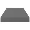 vidaXL Schweberegale 2 Stk. Hochglanz-Grau 50x23x3,8 cm MDF Produktbild-Vorschau 14