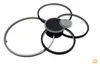 Just Light LED Deckenleuchte Papilon Schwarz/Grau 85x67cm Produktbild-Vorschau 14