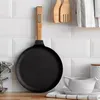 Pfannkuchen Bratpfanne Gusseisen 24 cm Holzgriff Produktbild-Vorschau 6