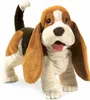Folkmanis Basset Handpuppe 40 cm Hund Produktbild-Vorschau 1
