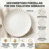 Porzellanteller cremeweiß 20,5 cm – Universeller Produktbild-Vorschau 2