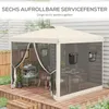 Outsunny Faltpavillon ca. 3x3m Pavillon mit 4 Produktbild-Vorschau 7