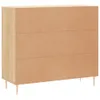 vidaXL Kredens dąb sonoma 90x34x80 cm materiał Podgląd zdjęcia produktu 11