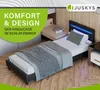 Juskys Polsterbett Paris 90 x 200 cm mit LED, Lattenrost & Produktbild-Vorschau 7