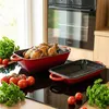 Vilde | Patelnia - Emaliowana brytfanna z pokrywką - 2w1 - Podgląd zdjęcia produktu 6