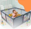 Relaxdays Laufstall Baby, 150 x 150 cm, Laufgitter, 50 Produktbild-Vorschau 2