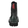 ANGRY ITCH-8-Loch Grün Rub-Off Ranger Armee Leder Stiefel Produktbild-Vorschau 5