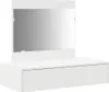vidaXL Toaletní stolek se zásuvkami Bílý 83 x 40 x 70 cm Náhled obrázku produktu 4