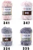 Four spools of YarnArt Mink yarn in different colors, each with a label and a number below. Anteprima dell’immagine prodotto