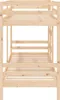 vidaXL Etagenbett 90x200 cm Massivholz Kiefer -  Betten & Produktbild-Vorschau 13