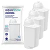 A product shot of water filter cartridges and their packaging.