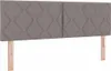 Boxspringbett mit Kopfteil Taupe 160 x 200 cm Stoff Produktbild-Vorschau 5