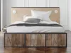 Klebefolie Möbel 90x50 cm - Rustikales Holz - Möbelfolie Produktbild-Vorschau 2