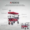 Arebos 4260627423378, Rot Produktbild-Vorschau 3