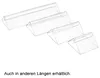 Tischschildhalter Acrylglas transparent 210mm mit tiefem Produktbild-Vorschau 5