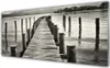 Acrylglasbilder 125x50 Wandbild Druck Meer Brücke Produktbild-Vorschau 1