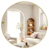 SONGMICS Wandspiegel, Spiegel rund, Metallrahmen, 80 cm d, Produktbild-Vorschau 9