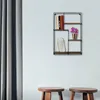 Skye Decor, Lotus, Wandregal, Schwarz, 100 % FICHTENHOLZ, Produktbild-Vorschau 3