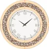 A round wall clock with Roman numerals and a decorative crystal-like border. Podgląd zdjęcia produktu