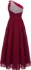 Abito elegante da principessa monospalla - abito lungo Anteprima dell’immagine prodotto 2