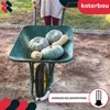 KOTARBAU® Pneu Brouette 2 PR Gomme ⌀ 39 cm Noir Roue De Voir les images du produit 4