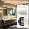 Zrcadlo do koupelny WISFOR s LED osvětlením a Bluetooth, Náhled obrázku produktu 4