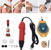 A collage of product images showing a bottle capping machine and a spring balancer. Voir les images du produit