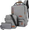 3-teiliges Rucksack-Set, Rucksack Umhängetasche kleine Produktbild-Vorschau 1