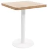 vidaXL Bistrotisch Hellbraun 60x60 cm MDF Produktbild-Vorschau 6