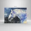 Bilder auf glas - Einteilig - Pferd Aquarell Porträt - Produktbild-Vorschau 3