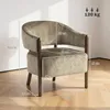 HOMCOM Loungesessel Sessel mit Chenille-Optik, Relaxsessel Produktbild-Vorschau 3