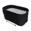 A black portable bathtub with a white interior, shown on a white background. Náhled obrázku produktu
