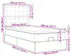 vidaXL Ottoman-Bett mit Matratzen & LEDs Rosa 100x200 cm Produktbild-Vorschau 8