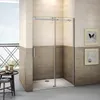 A modern bathroom with a glass shower enclosure. Produktbild-Vorschau