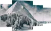 Bild auf Leinwand - Leinwandbild - 4 Teile - Dunkel Himmel Produktbild-Vorschau 1