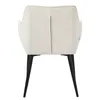 ML-Design 4x Esszimmerstuhl aus Frotteestoff, Creme, mit Produktbild-Vorschau 4