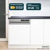 homeX DWSI601449E Geschirrspüler 60 cm, Spülmaschine Produktbild-Vorschau 6