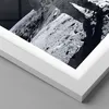 Gerahmtes Poster - Weißer Rahmen - Astronaut Mond Erde Raum Produktbild-Vorschau 2