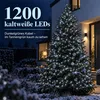 LED-Lichterkette außen 1200 LEDs 24 m kaltweiß mit Timer Produktbild-Vorschau 2